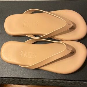 TKEES  Tan Flip Flops